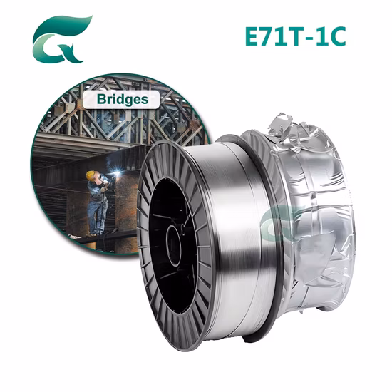Flux Cored Gasless Welding Wire E71t-GS E71t-11 No Gas Fcaw MIG Wire Without Gas Flux Core Wire E71t-GS 0.9mm 1.0mm 5kg